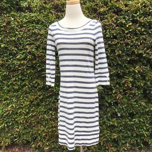 Banana Republic  Navy Blue/Off White Summer Dress -  Size XS